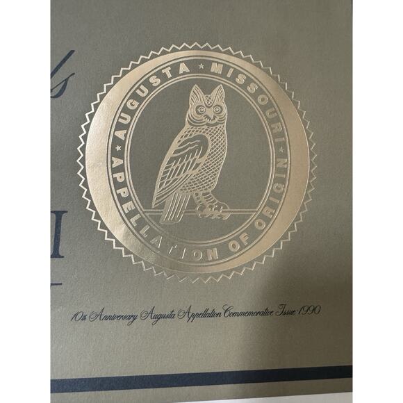 VTG Mount Pleasant Vineyards Poster 1981 Augusta Missouri State 10th Anniversary - Picture 8 of 8